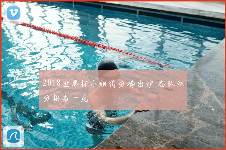 2018世界杯小组得分榜出炉 各队积分排名一览